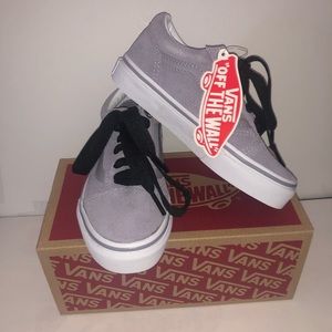 New in Box Girls Kids Vans in lilac purple